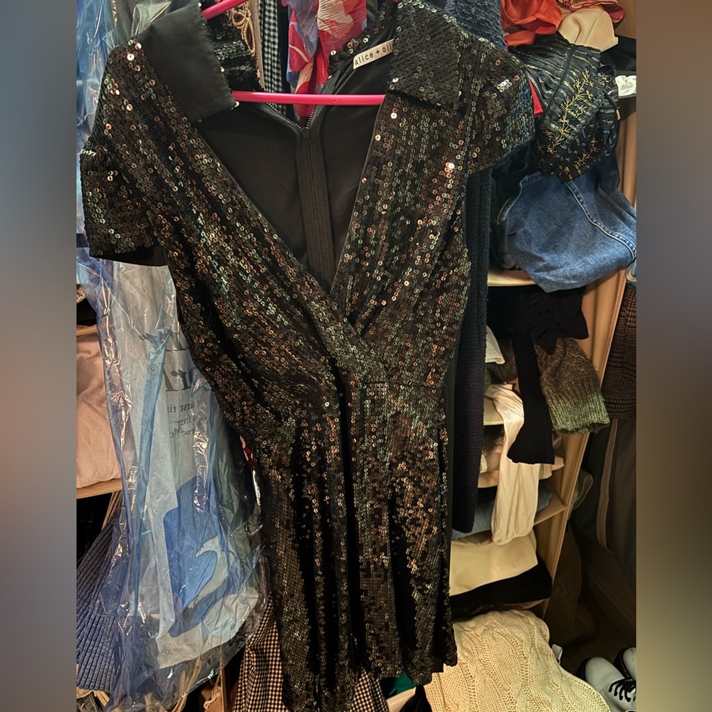 Alice + Olivia Sequin Dress